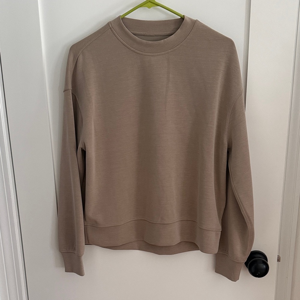 lululemon athletica Brown Sweatshirt softstreme